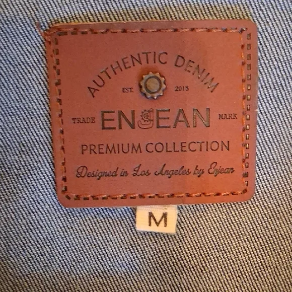 ENJEAN Artistic Blue Denim Jacket. NWOT Excellent Condition Size Med - Picture 7 of 10